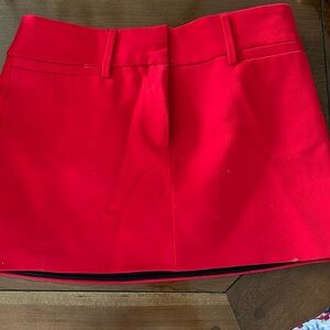 Zara Red Mini Skirt